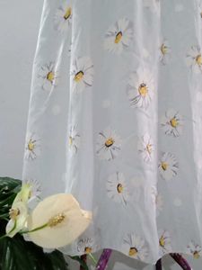 Cute Daisy Print Summer Dress