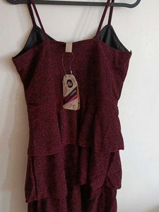 Sparkly Tiered Mini Dress
