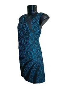 Chic Blue &amp; Black Party &amp; Casual Dress Size M &amp; L.