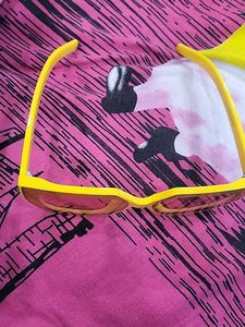 Retro Yellow Frame Glasses