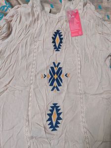 New Embroidred Top For Girls /Women