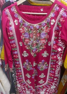 Elegant Embroidered  Kurti set