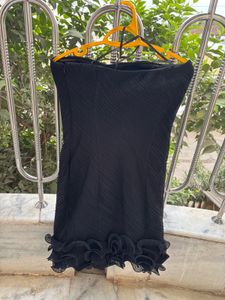 CALVIN KLEIN Elegant Black Cocktail Dress