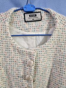 STOP Multicolor Tweed Jacket Blazer