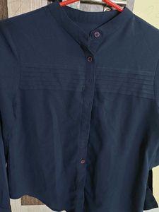 Elegant Navy Blue Top
