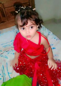Cute Red Baby Girl Lehnga Choli