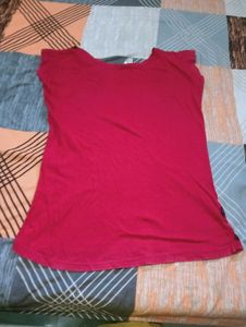 Red "I Love Paris" Graphic Tee