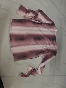 Unique Graphic Print Long Sleeve Top