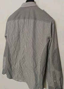 Men's Striped &amp; Gingham Patchwork Shirt