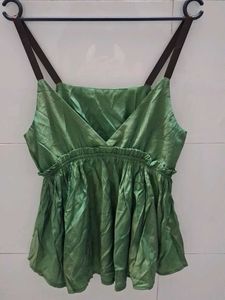Green Cami Top