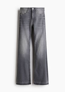 Flared Grey Wash Jeans