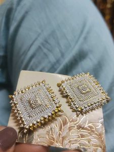 Elegant Square Stud Earrings