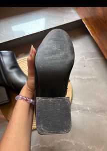 Chic Black Heeled Ankle Boots