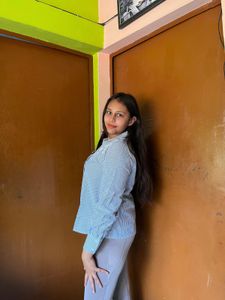 Striped Embroidered Shirt