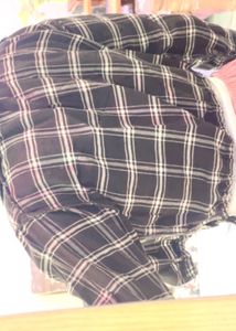 Checked Crop Top