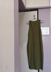 Women's Ribbed Sleeveless Bodycon Dress