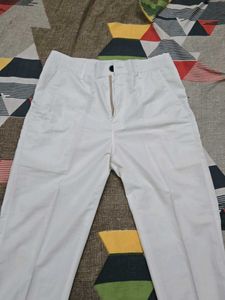 Classic White Casual Pants