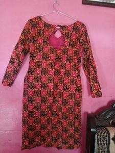 Beautiful Stitched Boat neck kurta