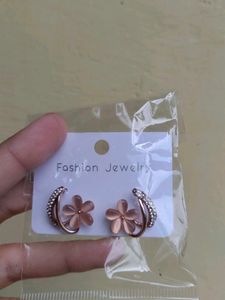 Flower Design Earrings