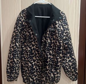 Reversible 2-way Vintage Leopard Print Jacket