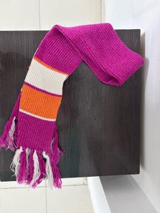 Knit Scarf with Tassels