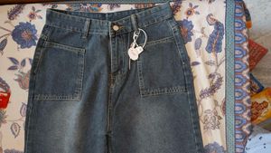 savana Blue Denim Cargo Pants