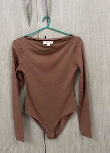H&amp;M Brown Long Sleeve Bodysuit