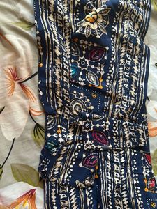 Beautiful embroiderd kurta with pants and dupatta