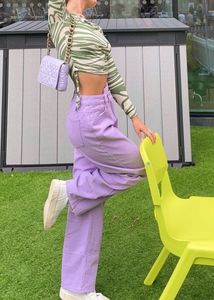 Lavender Denim Jeans