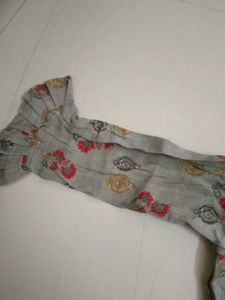 Elegant Floral Print Kurti