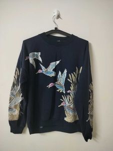 Vintage Duck Print Sweatshirt