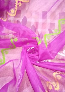 Brand New Cutwork Jamdani with Running Blouse