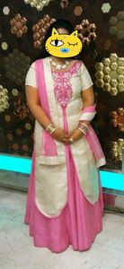 Cancane Lehanga with long kurti