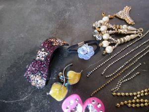 Bangle Set and some dollers,chains,craftitems