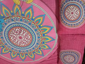 Pink Mandala Print Bedsheet Set