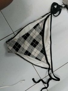 Women's Plaid Bikini Bottom