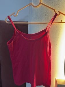 Girl’s Pink Spaghetti Strap Tank Top