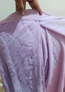 Elegant Lavender Saree with Embellished Blouse