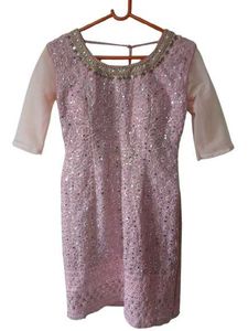 Sparkling Pink Ethnic Dress