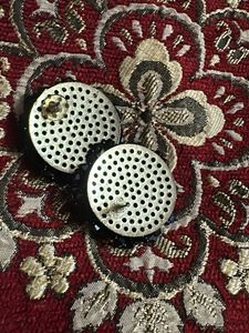 Sparkling Black Beaded Stud Earrings