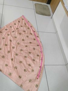 Beautiful Peach Embroidered chaniya