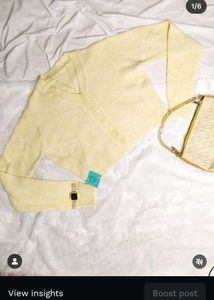 ❤️‍🔥Cute Yellow Knit Cardigan❤️‍🔥