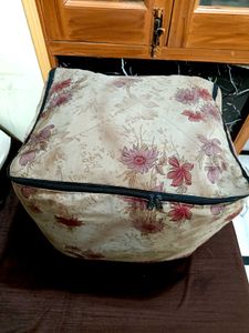 Large Floral Cloth Storage Bag