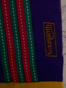 Vibrant Purple Joint Saree with Gold Border