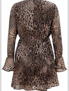 Leopard Print Mini Dress