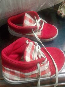 Cute Red Baby Shoes