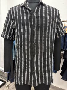 Men's Striped Short-Sleeve Shirt