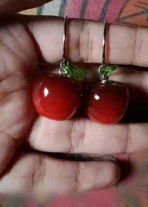 Cherry Drop Earrings