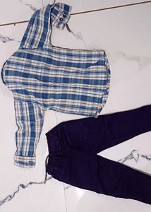 kid's shirt pant set