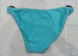 🔥 Teal Bikini Bottom with Wooden Ring Detail